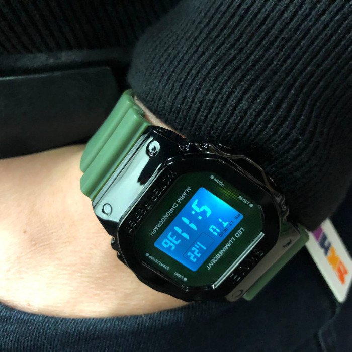 Годинник наручний чоловічий SKMEI 1851AG, годинник наручний електронний тактичний, протиударний годинник