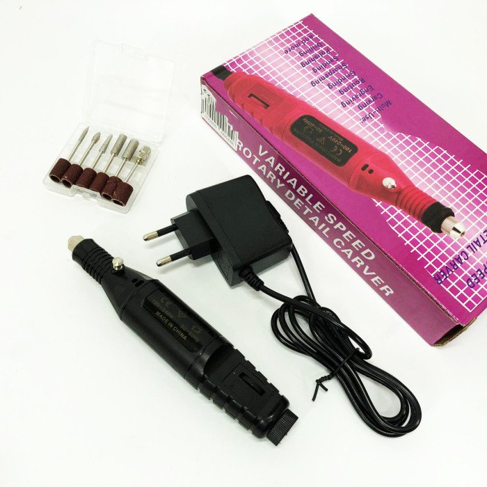 Ручний фрезер для нігтів SmartUs CBM-033 для манікюру та педикюру в домашніх умовах. Колір: чорний