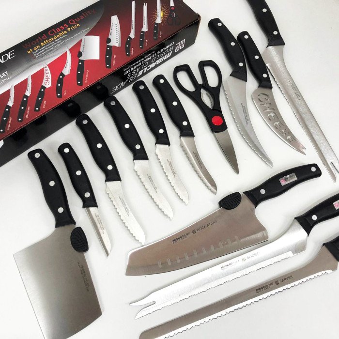 Набір кухонних ножів Contour Pro Knives 13 предметів, Набір кухонного приладдя набір ножів