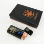 Електрична та газова запальничка Україна із USB-зарядкою HL-431, вітрозахисна запальничка. Колір: чорний