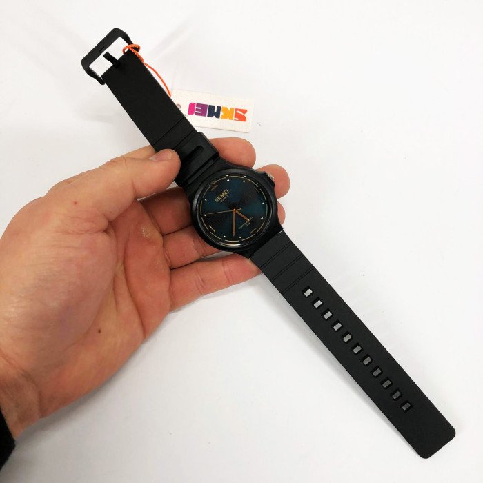 Годинник наручний чоловічий SKMEI 2108BKBU, годинник кварцовий чоловічий, годинник чоловічий класика