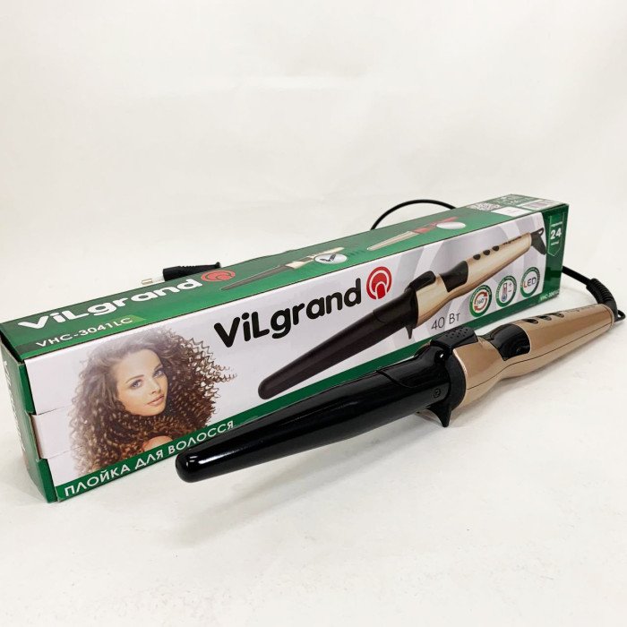 Плойка конусна ViLgrand VHC-3041LC. Колір: золотий