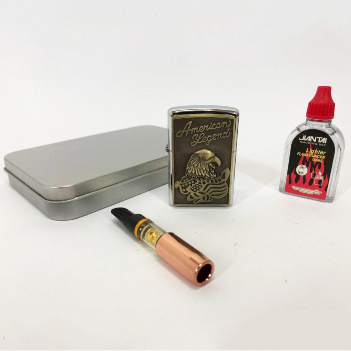 Запальничка бензинова в подарунковій коробці N3, сувенір запальничка, подарунки для чоловіків