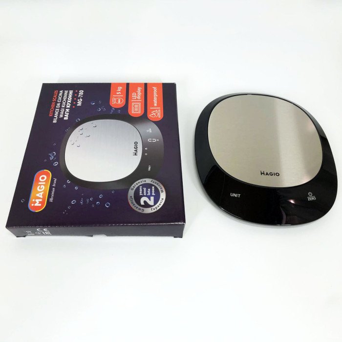 Ваги кухонні MAGIO MG-780 водонепроникні, ваги для кондитера, кухонні ваги міні