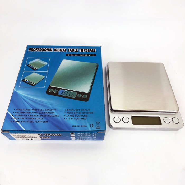Ваги ювелірні ZHA 6295A, до 500г (0.01г) +чаша, електронні грамові ваги, для зважування золота