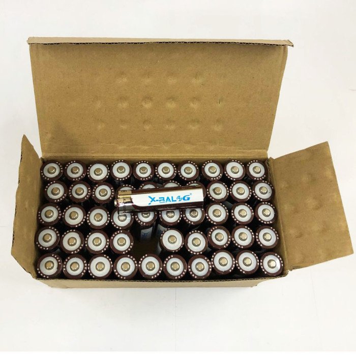 Літієвий акумулятор 18650 X-Balog 8800mAh 4.2V Li-ion літієва акумуляторна батарейка для ліхтариків