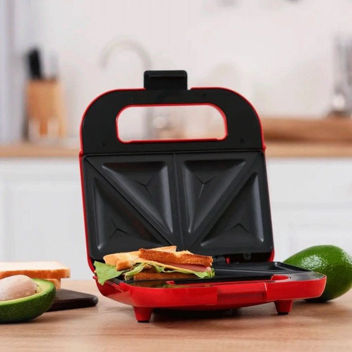 Бутербродниця сендвічниця MAGIO MG-376 750 Вт, бутербродниця електрична, електрична сендвічниця