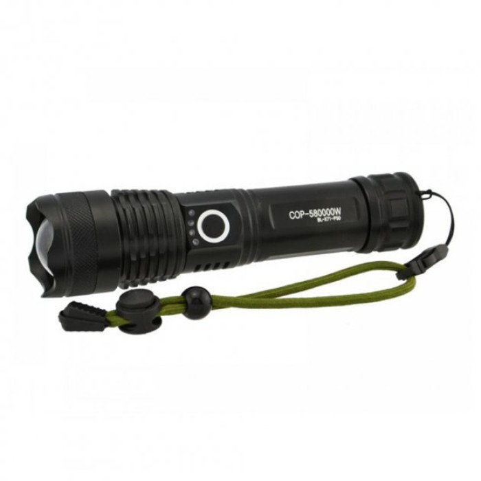 Ліхтар ручний Police X71A-HP50, ЗУ micro USB, 1x18650/3xAAA, zoom, індикація заряду, якісний ліхтарик
