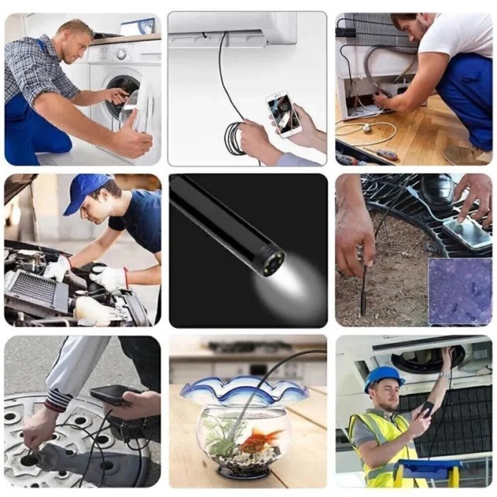 Камера ендоскоп з кабелем, Цифровий ендоскоп, Камера на гнучкому дроті з підсвічуванням Usb для андроїд