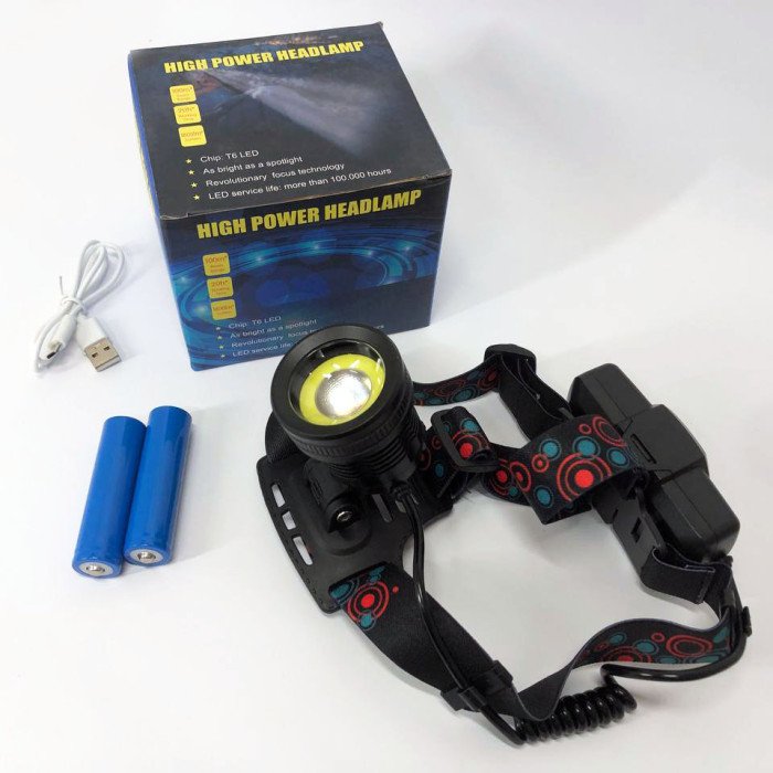 Налобний ліхтар Bailong BL-A19 GT200, світлодіодний ліхтарик налобний, світлодіодний ліхтар на лоб