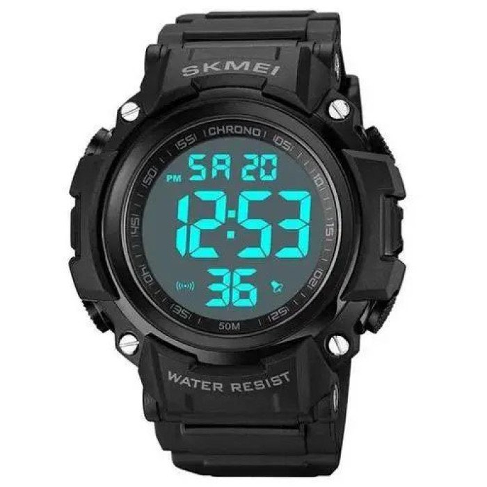 Годинник наручний чоловічий SKMEI 1886BKBK BLACK-BLACK, модний чоловічий годинник, годинник наручний чоловічий. Колір: чорний