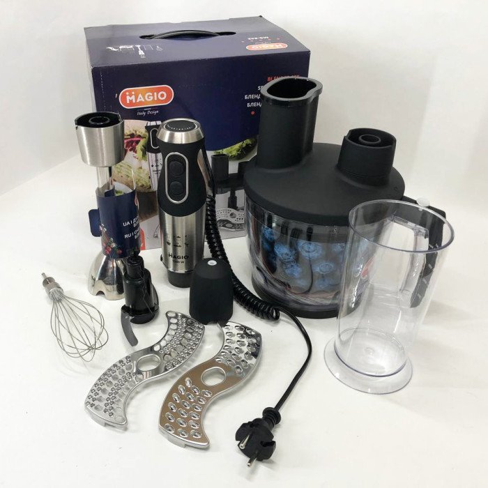 Блендер MAGIO MG-642, блендер для дитячого пюре, блендер для дому, блендер для кухні, електричний