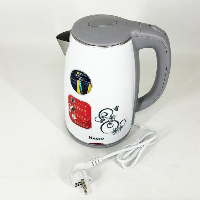 Електрочайник MAGIO MG-512, 1.7 л 1650 Вт, стильний електрочайник, чайник електро, чайник дисковий