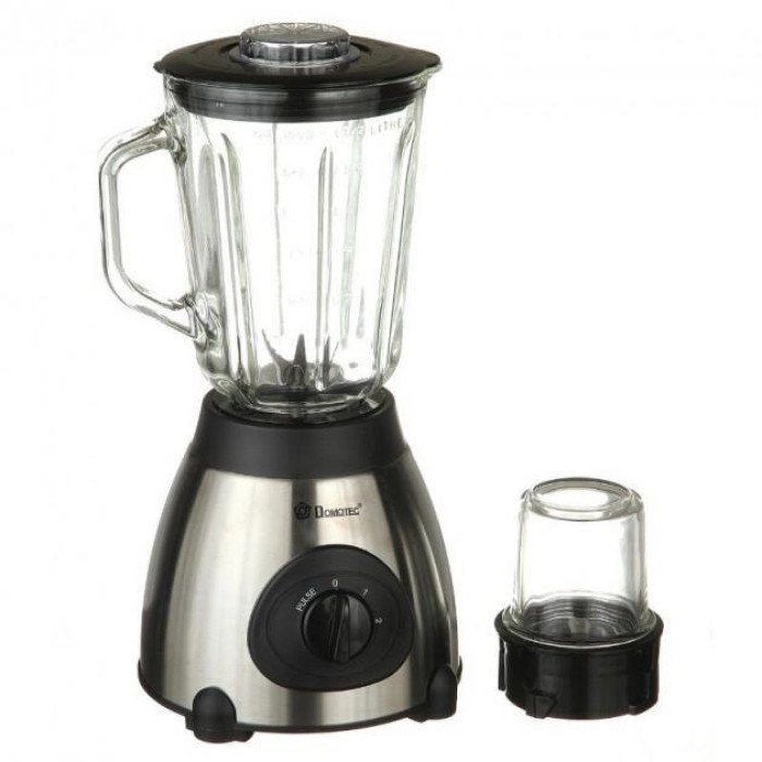 Блендер Domotec MS-6609/5699 з кавомолкою стаціонарний на 1.5л 1000 Вт, блендер для смузі, електричний