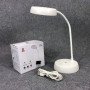 Настільна акумуляторна лампа MS-13, настільна лампа для навчання, Usb лампа сенсорна. Колір: білий