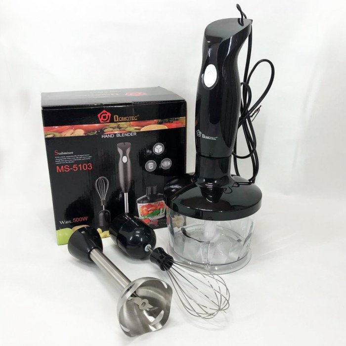 Подарунковий набір: сендвічница DOMOTEC MS-7777 + Блендер DOMOTEC MS-5103