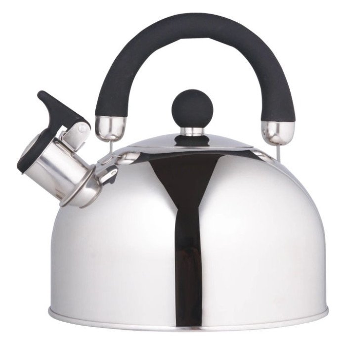 Чайник Unique із свистком UN-5302 2,5л, гарний чайник для газової плити, чайник на плиту. Колір: чорний