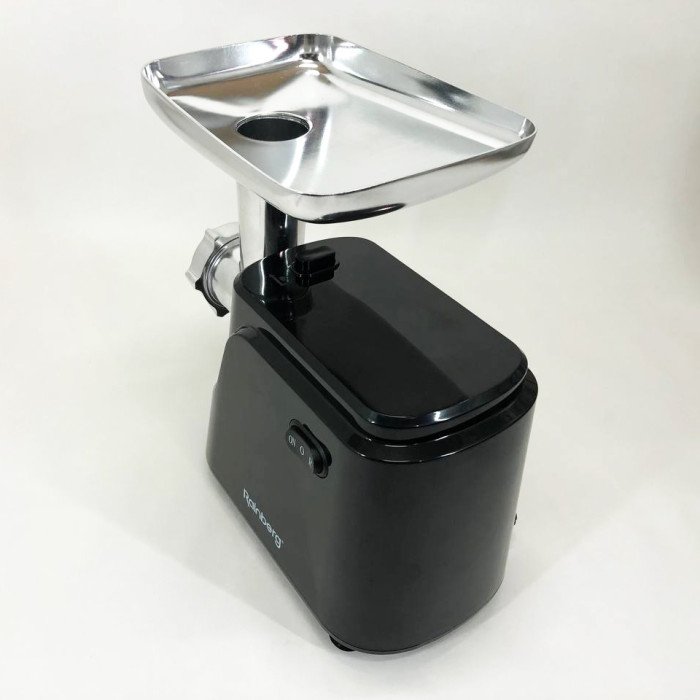 Електрична м'ясорубка Rainberg RB-677 2600W з насадкою для ковбас, м'ясорубка з металевим редуктором