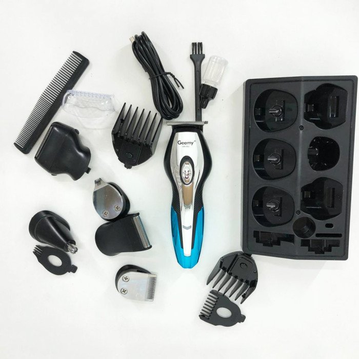 Машинка для стрижки, тример чоловічий GEMEI GM-562, машинка для стрижки голови, з насадками для бороди