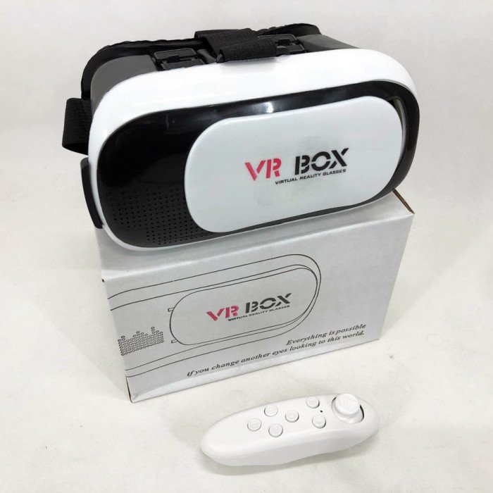 VR box для телефону, Окуляри Віртуальної Реальності, Віар бокс, VR окуляри для смартфона з налаштуваннями
