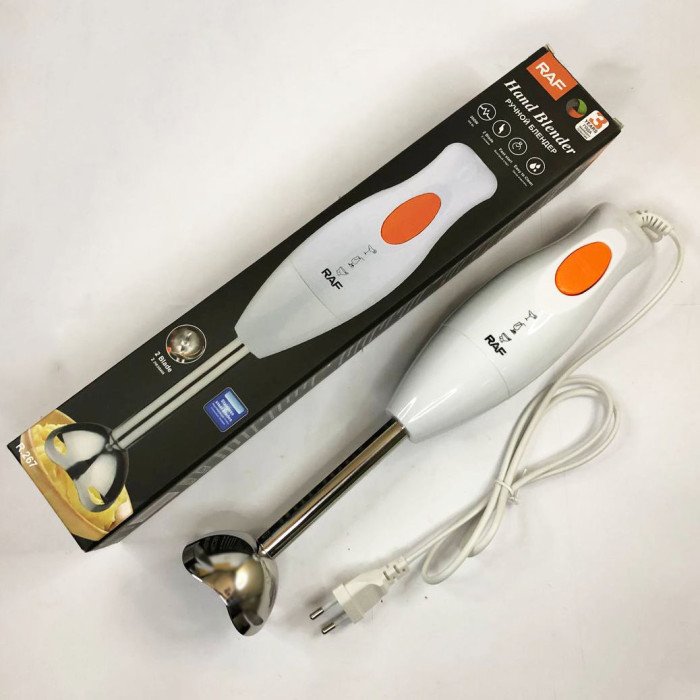 Блендер ручний занурювальний RAF R-267 подрібнювач міксер 300W