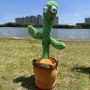 Інтерактивна іграшка Dancing cactus розмовляє танцюючий кактус, м'яка іграшка кактус, Плюшевий кактус