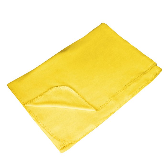 Плед 180*150см туристичний для кемпінгу, пляжний рушник для пікніка, килимок. Колір: жовтий