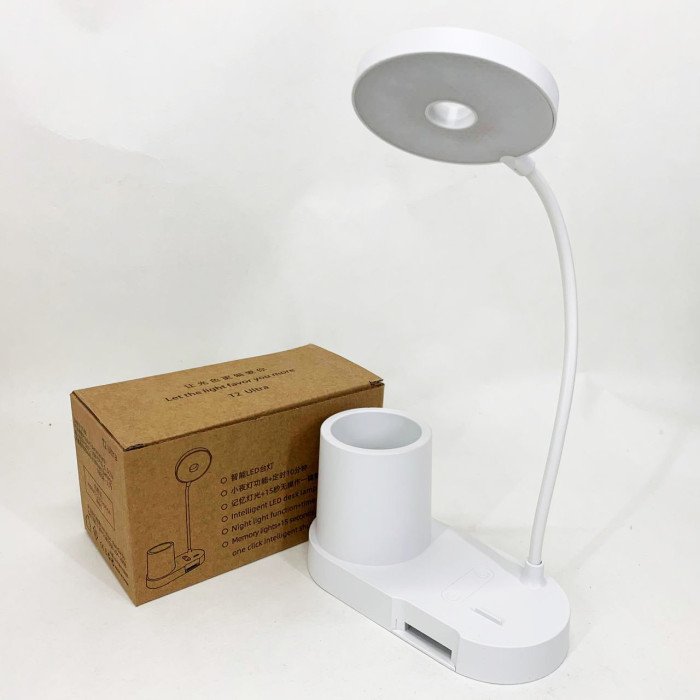 Настільна світлодіодна лампа BL-T2 з гнучкою стійкою та органайзером.