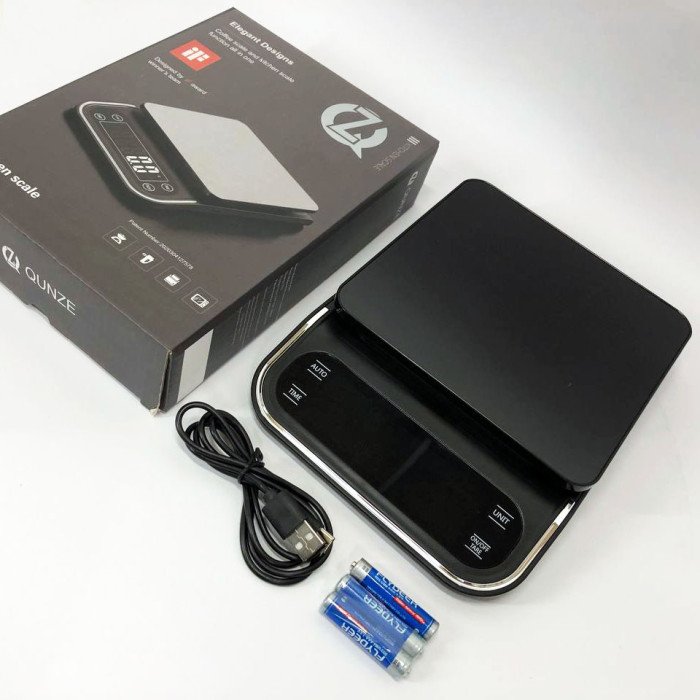 Ваги кухонні X-1, 5кг (0,1г), 3xAAA/USB, електронні ваги для зважування продуктів, кулінарні ваги