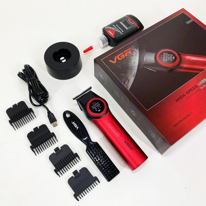 Тример VGR V-977 RED, регулювання потужності 6000 - 8000 RPM