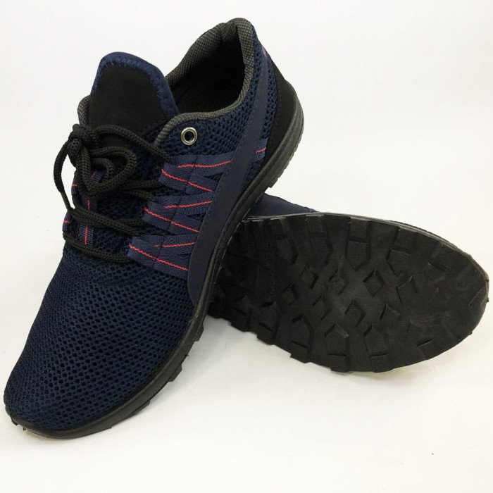 Літні кросівки чоловічі сітка 41 розмір. Кросівки, молодіжні чоловічі літні кросівки. Модель 68225. Колір: синій