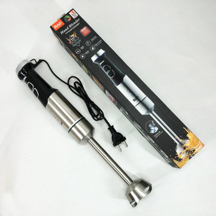 Металевий блендер R.365 високошвидкісний ручний блендер