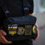 Нагрудна сумка для патчів і шевронів | 5 кишень | MOLLE , чоловіча сумка тактична