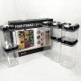 Набір контейнерів для їжі FOOD Storage Container Set на клямках із ущільнювачем із 7 предметів