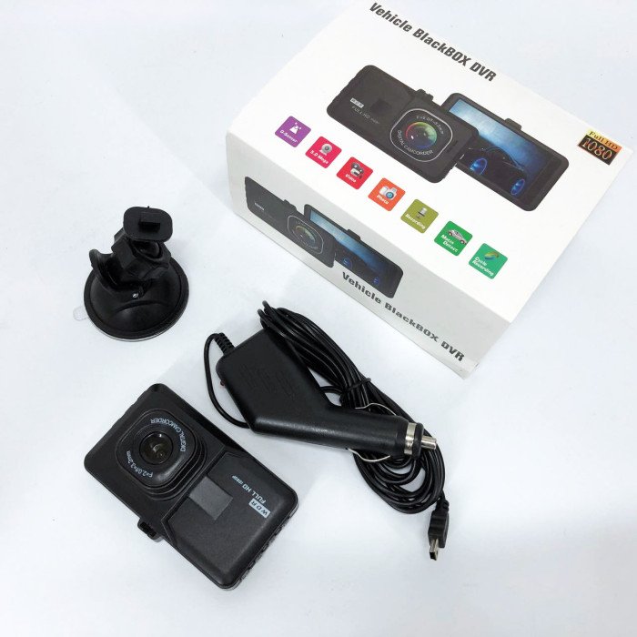 Автомобільний відеореєстратор 626-2, LCD 3", Angel Lens, 1080P Full HD, металевий корпус