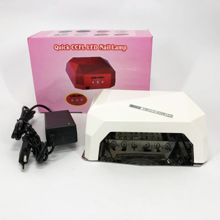 Сушарка для нігтів UV LAMP CCF+LED, Сушарка для нігтів, Портативна сушарка для нігтів. Колір: білий