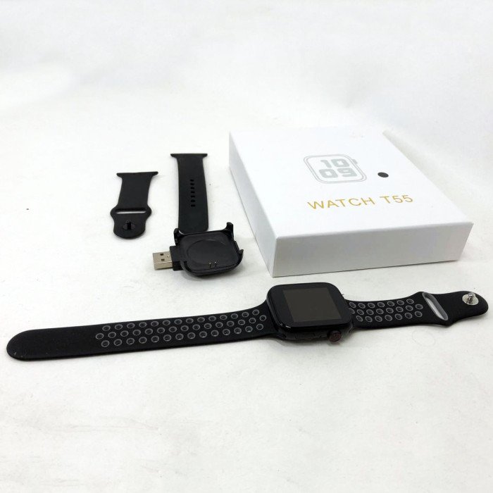 Розумний смарт годинник Smart Watch T55 з 2 ремінцями, підтримка дзвінків, спортивні режими, вологозахист ip 67