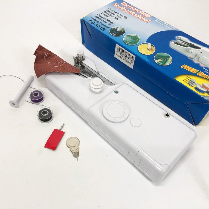Портативна міні-швейна машинка HANDY SWITCH CS-101B, Ручна швейна машинка зручна компактна