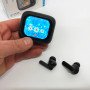Бездротові навушники LX-10 TWS Earbuds з LED дисплеєм Bluetooth бездротові навушники затички. Колір: чорний
