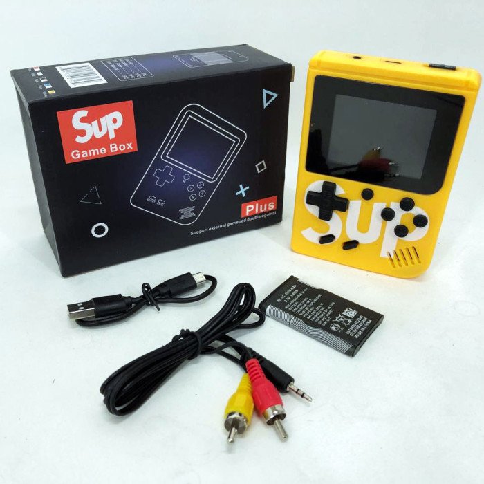 Портативна ретро консоль Sup Game Box 500 ігор, Ігрова приставка джойстиками телевізор, Тетріс приставка