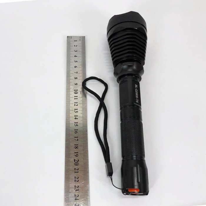 Ліхтар тактичний Police Q2800-T6 18650 х 2, заряджається від мережі 220В та авто ЗУ 12В, виносна кнопка