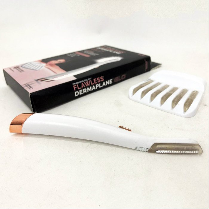 Тример-епілятор жіночий Flawless Dermaplane Glo, епілятор для інтимних зон