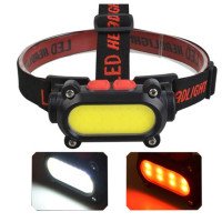 Ліхтар налобний BL-209-COB (white+red)