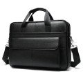 Чоловіча шкіряна сумка для ноутбука з італійської шкіри, формат А4, преміум клас