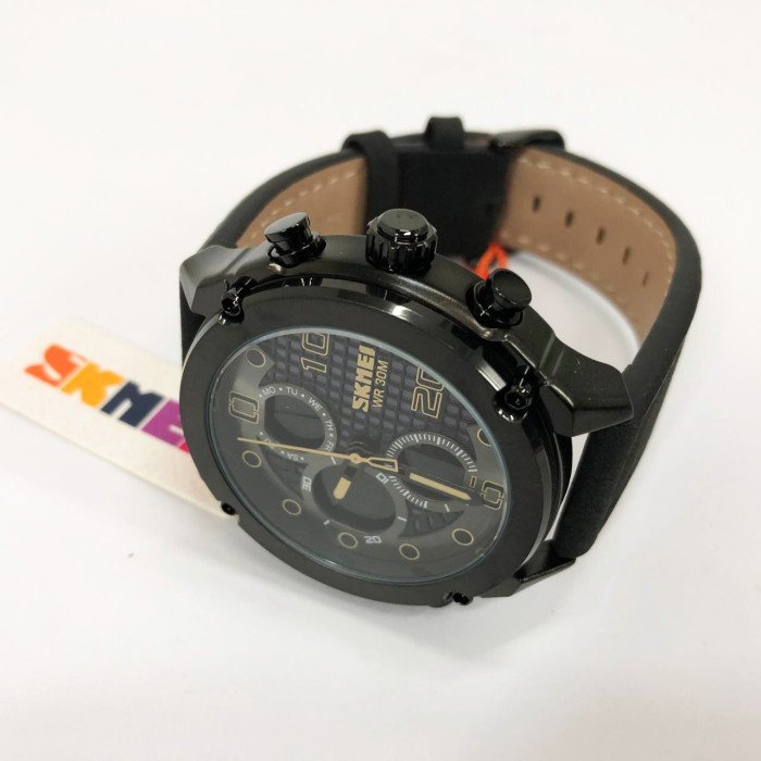 Годинник наручний чоловічий SKMEI 1975LBKBK, оригінальний чоловічий годинник, годинник кварцовий чоловічий