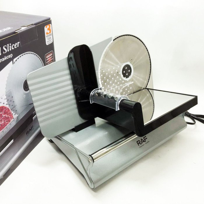 Слайсер для нарізання продуктів ломтерезка RAF R.8800