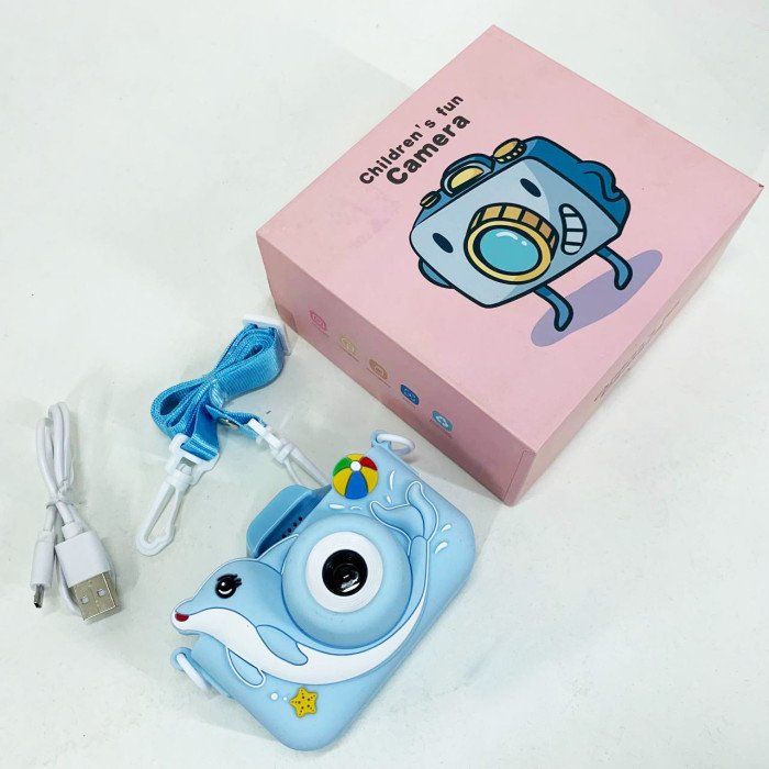 Дитячий цифровий фотоапарат + чохол ET015