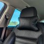 Набір шкіряних подушок Audi + брелок у подарунок, подушки на підголовник у авто