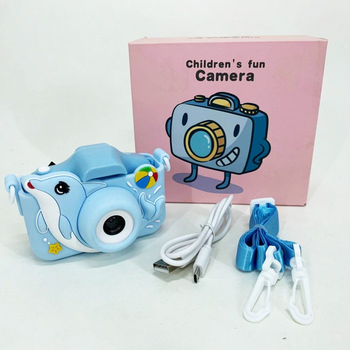 Дитячий цифровий фотоапарат + чохол ET015
