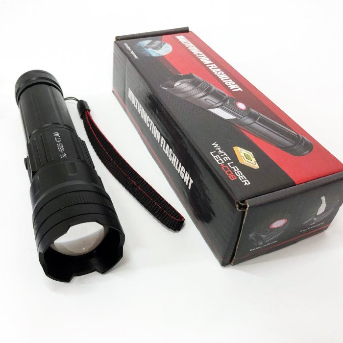 Ліхтарик кишеньковий світлодіодний Police BL-6525-GT100 з ремінцем та функцією зуму